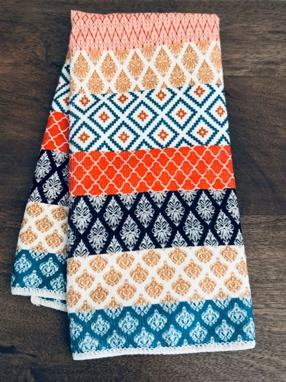 Bohemian Pattern Print Kitchen Dish Towel